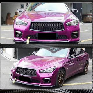 Priekšējā bufera lūpa Lip V1 (Q50 Sport 2014-2017, oglekļa šķiedra) Infiniti Q50/Q60 2013–2024 foto 3