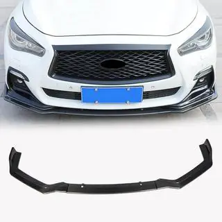 Priekšējā bufera lūpa Lip V1 (priekš Q50 Sport 2018-2022, karbons) Infiniti Q50/Q60 2013–2024 foto 1