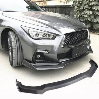 Priekšējā bampera lūpas uzlika Lip V2 (Q50 Sport 2018-2022, oglekļa šķiedra) Infiniti Q50/Q60 2013–2024 foto 1
