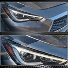 Infiniti Q50/Q60 2013–2024 Priekšējo lukturu uzacis (Q60 2016-2022, oglekļa šķiedra) foto 5