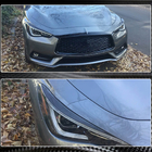 Infiniti Q50/Q60 2013–2024 Priekšējo lukturu uzacis (Q60 2016-2022, oglekļa šķiedra) foto 6