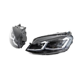 Priekšējie lukturi ar moduļiem Silver FullLed Style (2012-2017, komplekts 2 gab.) Volkswagen Golf 7/E-Golf 2012–2020 foto 4