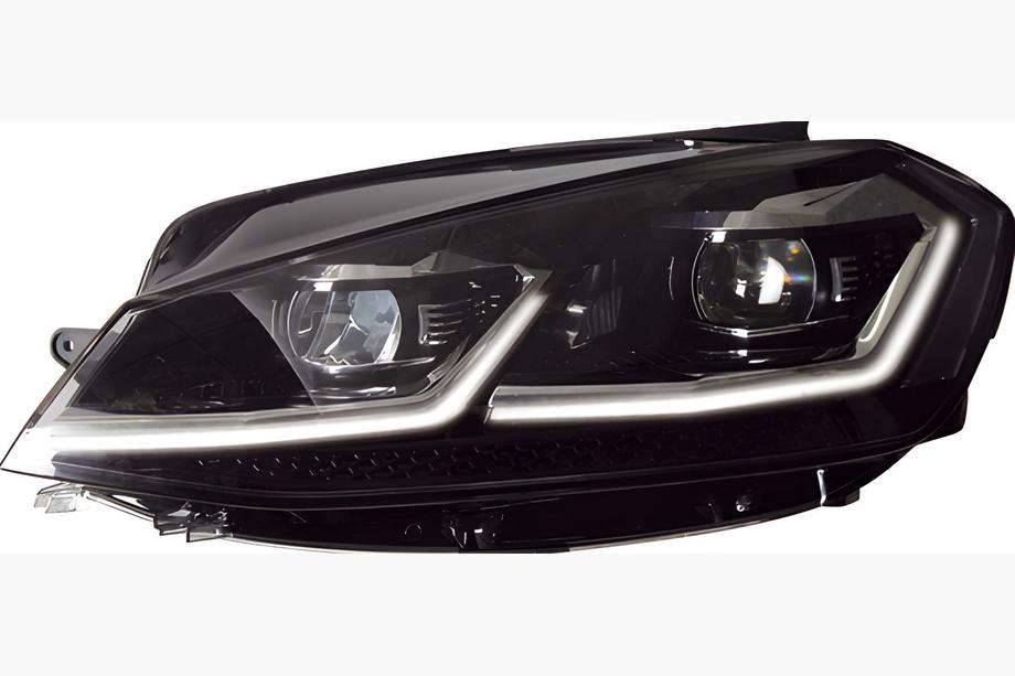 Volkswagen Golf 7/E-Golf 2012–2020 Priekšējie lukturi Silver FullLed (2017-2020, 2 gab.) Image