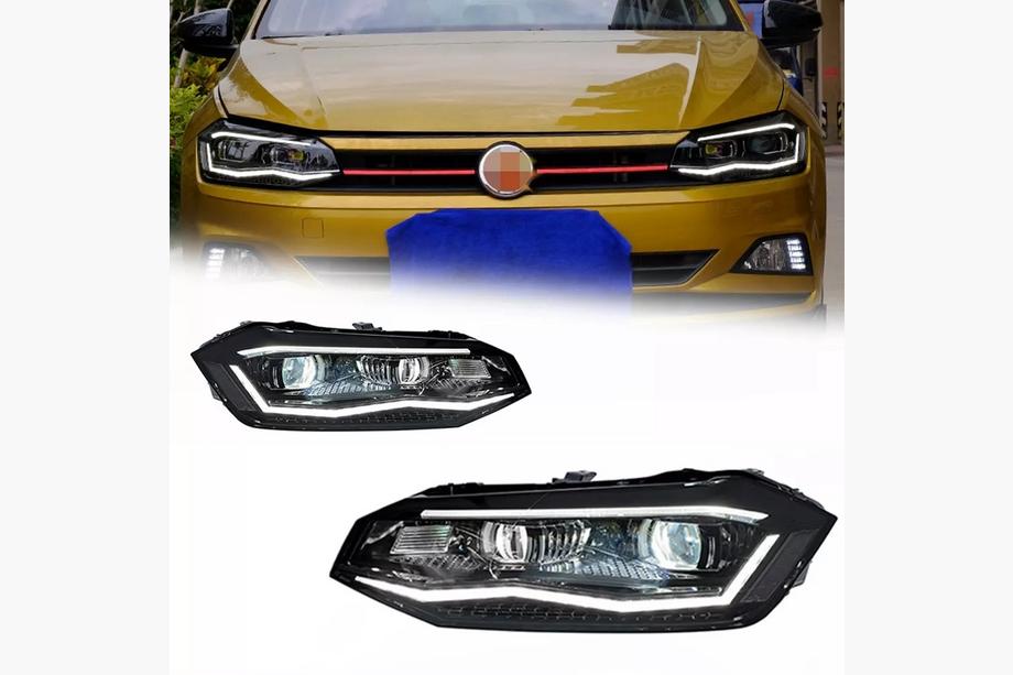 Volkswagen Polo 2017– Priekšējie lukturi Silver (2 gab.) Image