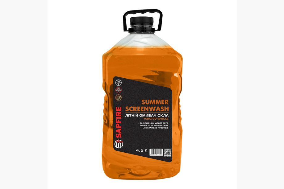 Vasaras stiklu mazgāšanas šķidrums SAPFIRE Summer Screenwash 4,5 l - Tobacco Vanille Image