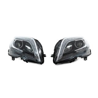Priekšējie lukturi FullLed V-1 (2012-2015, 2 gab.) Mercedes GLK class X204 2008–2015 foto 3