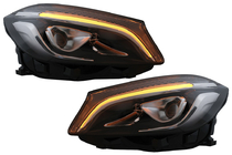 Mercedes A-class W176 2012–2018 Priekšējie lukturi Full LED (2 gab.) foto 11