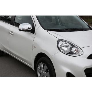 Hroma spoguļu uzlikas (2 gab., ABS) Nissan Micra K13 2011–2016 foto 1