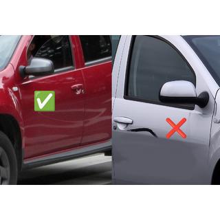 Spoguļu uzlikas V2 (augšējā daļa, 2 gab., nerūsējošais tērauds) Nissan Terrano 2014– foto 3