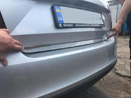 Skoda Rapid 2012–2019 Bagāžnieka malas uzlika (nerūsējošais tērauds) Carmos - turku teras foto 1