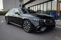 Mercedes E-class W214 2023– Priekšējais buferis W223 S63 AMG stilā foto 2