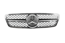 Mercedes C-class W203 2000–2007 AMG priekšējā radiatora reste foto 3