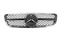 Mercedes C-class W203 2000–2007 AMG priekšējā radiatora reste foto 4