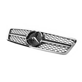 AMG priekšējā radiatora reste Mercedes C-class W203 2000–2007 foto 2