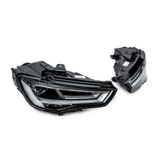 Priekšējie lukturi Full LED (HALOGEN versijai, 2012-2016, 2 gab.) Audi A3 2012–2020 foto 4