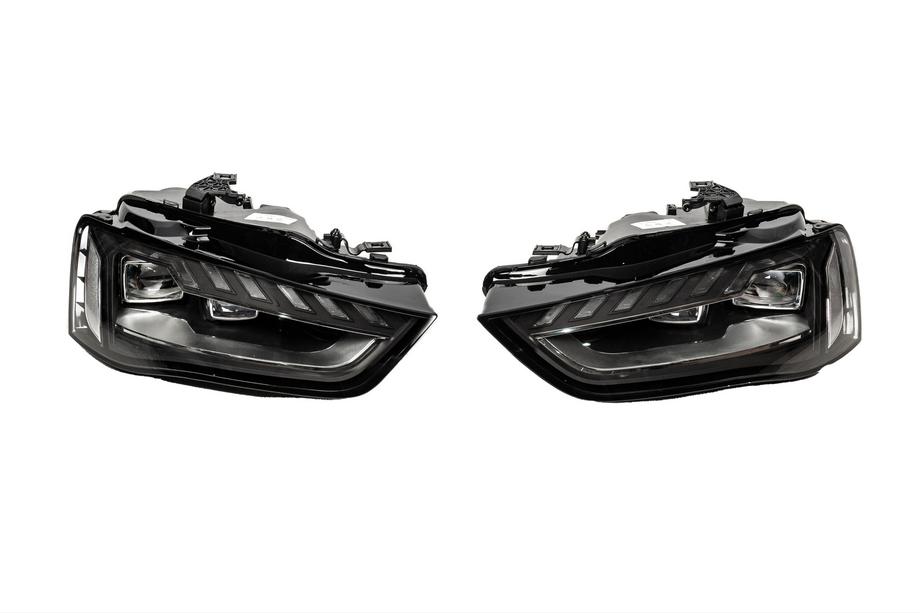 Audi A4 B8 2007–2015 Priekšējie lukturi ar Full LED moduļiem (2012-2015, Halogen to LED, 2 gab.) Image