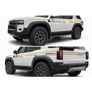 Spārnu arku paplašinātāju komplekts (12 gab.) Toyota Land Cruiser Prado 250 2023– foto 1