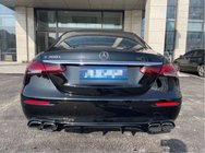 Mercedes E-klase W213 2016–2023 Aizmugurējais difuzors ar izpūtēja uzgaļiem Silver (Base, E63 dizains 2020-2024) foto 1