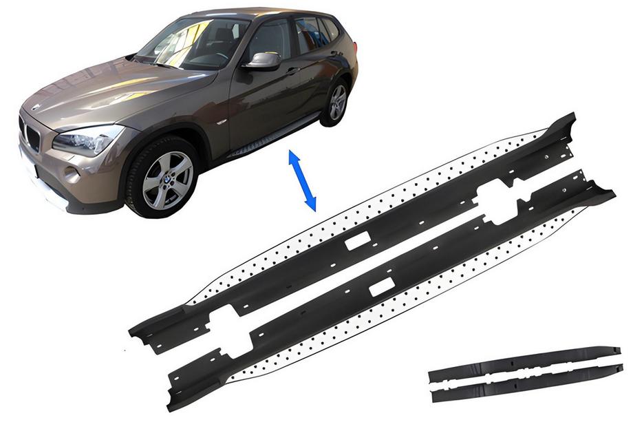 BMW X1 E84 2009–2015 Oriģinālie sānu sliekšņi (2 gab., alumīnija) Image