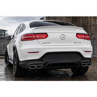 Aizmugurējais difuzors ar izpūtēja uzgaļiem Silver (AMG63 dizains) foto 2