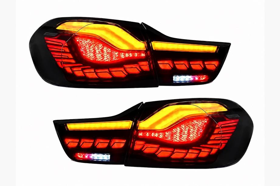 BMW 4 sērija F32/F33/F36 2012–2020 LED aizmugurējie lukturi Red Foto 2