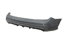 Mercedes C klase W204 2007–2015 Aizmugurējais bamperis 2011-2014 (C63 AMG stils) foto 2