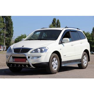 Priekšējais bullbar WT003 (nerūsējošais tērauds) SsangYong Kyron 2005–2014 foto 3