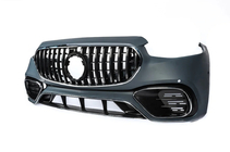 Mercedes S-class W223 2020– AMG S63 priekšējais bamperis komplektā (salikts) foto 3