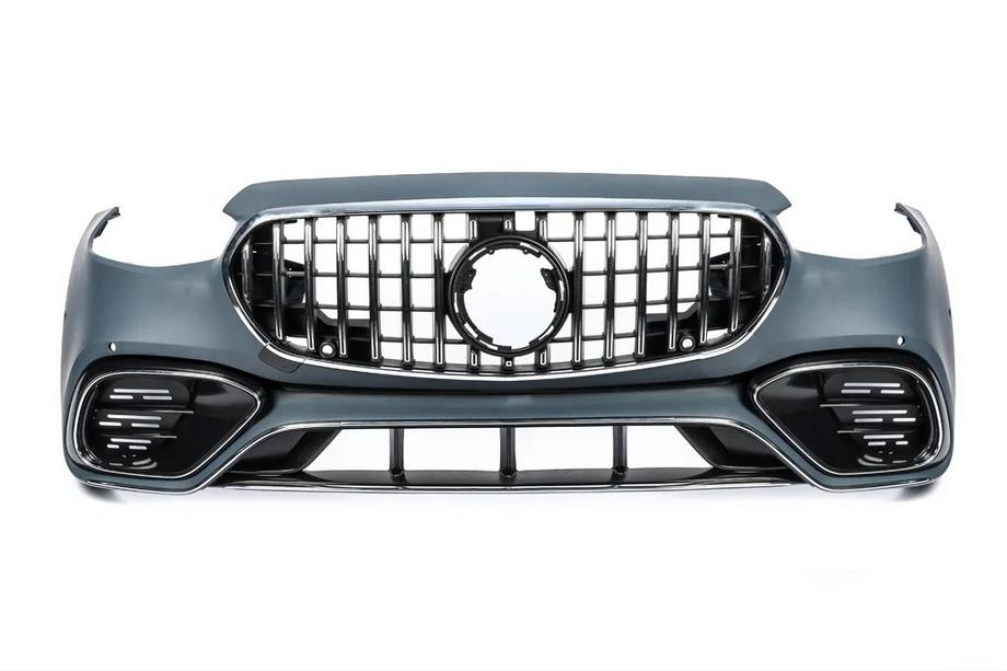 Mercedes S-class W223 2020– AMG S63 priekšējais bamperis komplektā (salikts) Image