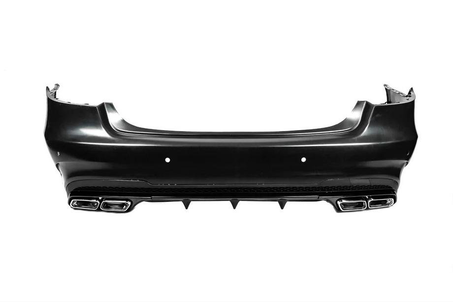 Mercedes E-class W212 2009–2016 Aizmugurējais bamperis ar difuzoru E63 AMG (2013-2016) Foto 1