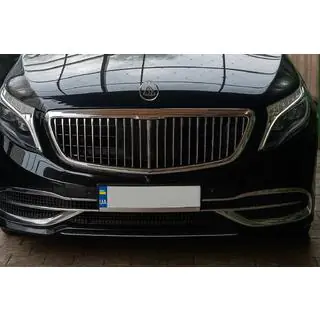Maybach priekšējais bamperis samontēts foto 2