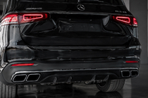 Mercedes GLS X167 2019– Aizmugurējais buferis ar AMG difuzoru GLS63 foto 3