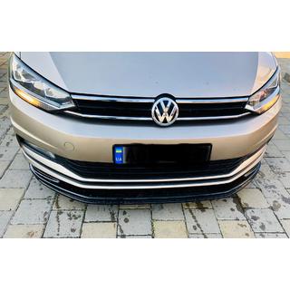 Priekšējā bampera lūpas spoilers (ABS) Volkswagen Touran 2015– foto 2