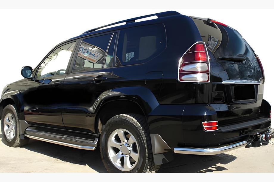 Toyota Land Cruiser Prado 120 2002–2009 Aizmugurējie stūra elementi AK003 (2 gab., nerūsējošais tērauds) Image