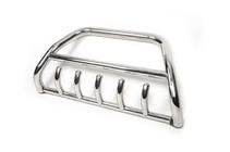 Toyota Land Cruiser Prado 120 2002–2009 Zemais bullbar WT003 (nerūsējošais tērauds) foto 2