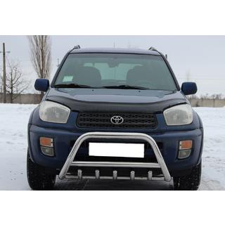 Priekšējais bullbar WT003 (nerūsējošais tērauds) Toyota Rav 4 2001–2005 foto 4