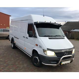 Priekšējais aizsargstienis Exclusive (nerūsējošais tērauds) Mercedes Sprinter W901/902/903/904/905 1995–2006 foto 3