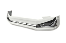 Toyota Land Cruiser Prado 150 2009–2023 Priekšējā bampera lūpas spoilers Modelista V3-LED (2017-) Balta krāsa foto 2