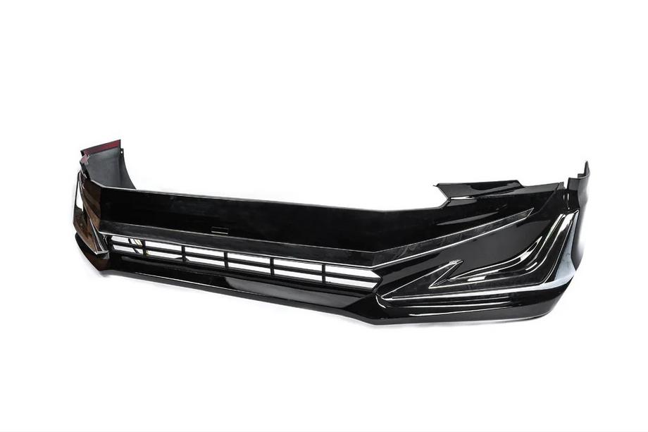 Toyota Land Cruiser Prado 150 2009–2023 Priekšējā bampera lūpas spoilers Modelista V3-LED (2017-) Balta krāsa Image