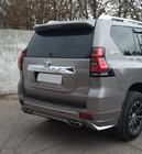 Toyota Land Cruiser Prado 150 2009–2023 Aizmugurējā bampera difuzors Modelista V3 (2017-) Balta krāsa foto 2