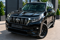 Toyota Land Cruiser Prado 150 2009–2023 Priekšējā bampera lūpa Executive (2017+) foto 4