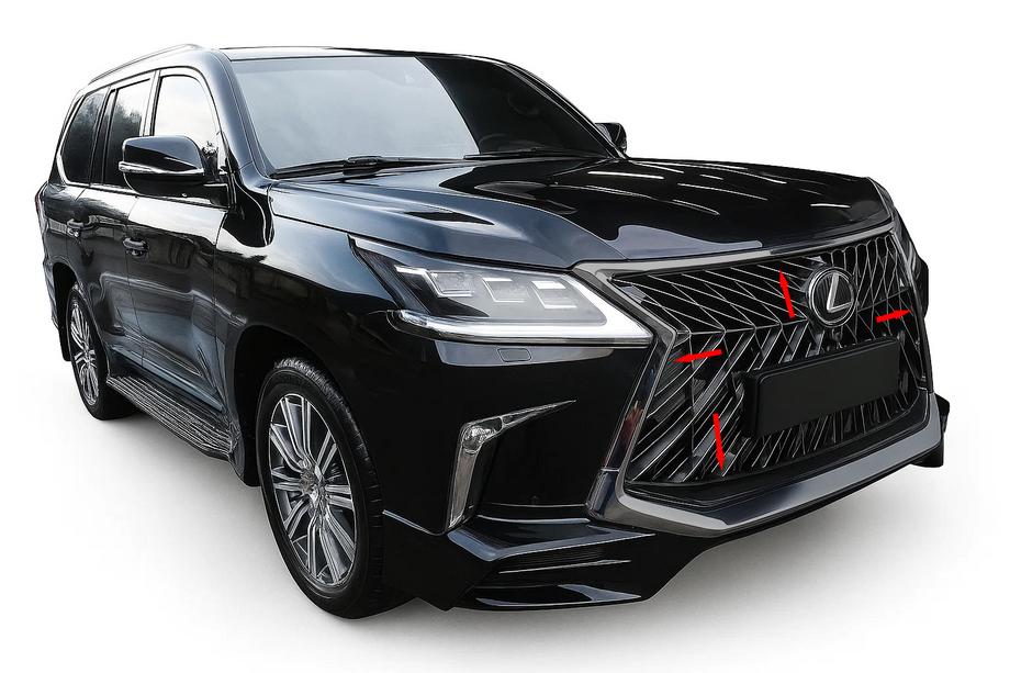 Lexus LX570/450d 2008–2022 Režģa apmale BlackEdition (TRD 2016+) Image