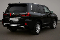 Lexus LX570/450d 2008–2022 Apdare virs numura zīmes BlackEdition (no 2016+) foto 1