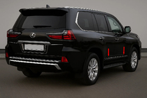 Lexus LX570/450d 2008–2022 BlackEdition moldingiem uzliekamie pārsegi (2016+) foto 2