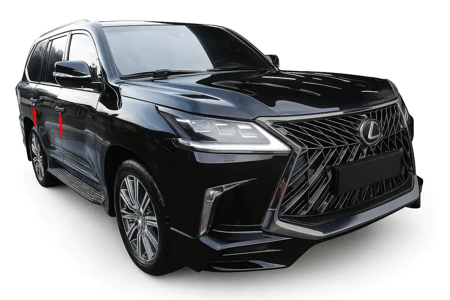 Lexus LX570/450d 2008–2022 Durvju rokturu uzlikas BlackEdition (2016+) Image