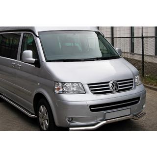 Priekšējais aizsargstienis Wave ST007 (nerūsējošais tērauds) Volkswagen T5 Caravelle 2004–2010