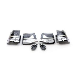 IZPĀRDOŠANA! Aizmugurējie lukturi 2016+ (Executive Black) Toyota Land Cruiser 200 2007–2021 foto 2