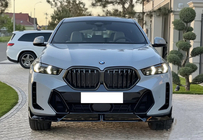 BMW X6 G06 2019–2027 Priekšējā bampera lūpa Paradigm Black Knight (M-Sport, 2023+) foto 1