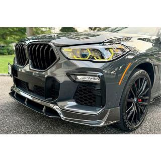 Priekšējā bampera lūpa Carbon V1 (M-Sport, 2018-2022) BMW X6 G06 2019–2027 foto 1