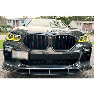 Priekšējā bampera lūpa Carbon V1 (M-Sport, 2018-2022) BMW X6 G06 2019–2027 foto 2